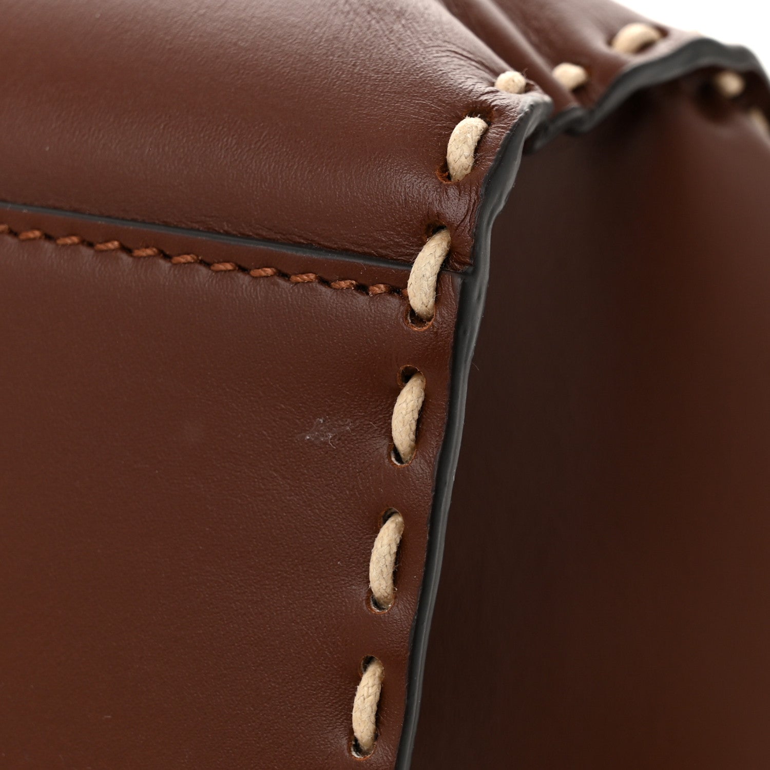 Fendi Vitello King Plexiglass Macro Stitchings Medium Fendi Sunshine Shopper Tote Praline 10 of 12