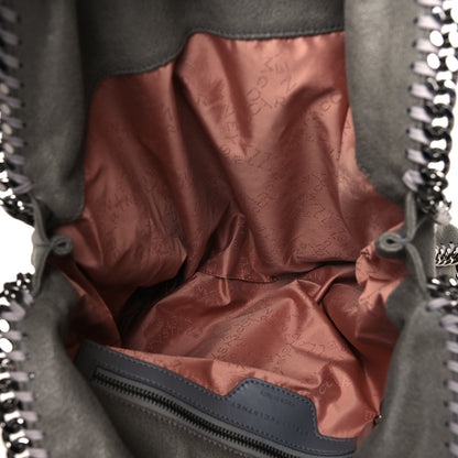Stella McCartney Shaggy Deer Falabella Fold Over Tote Grey 4 of 7