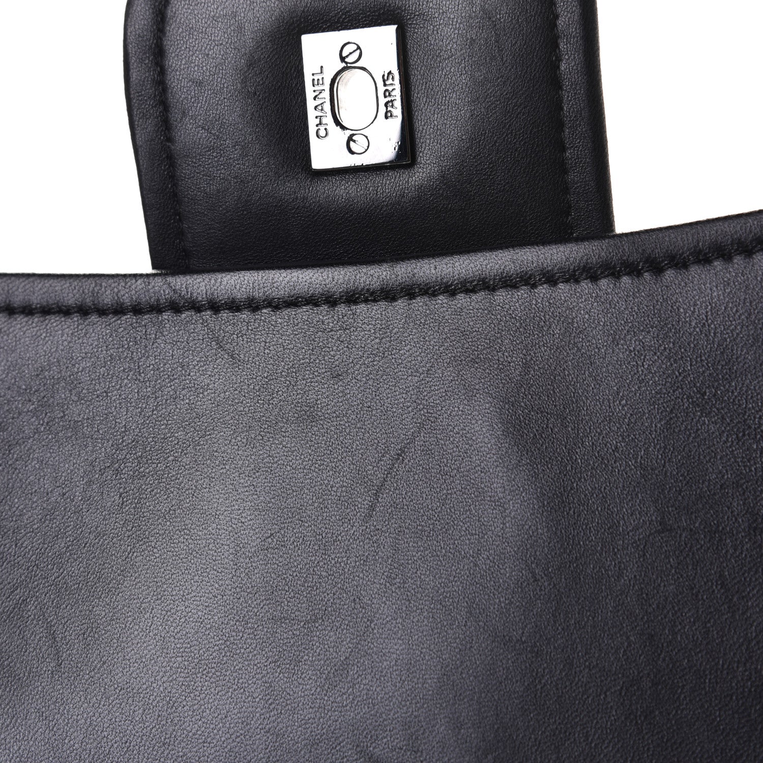 Chanel Lambskin Quilted Elementary Chic Flap Black 7 of 7