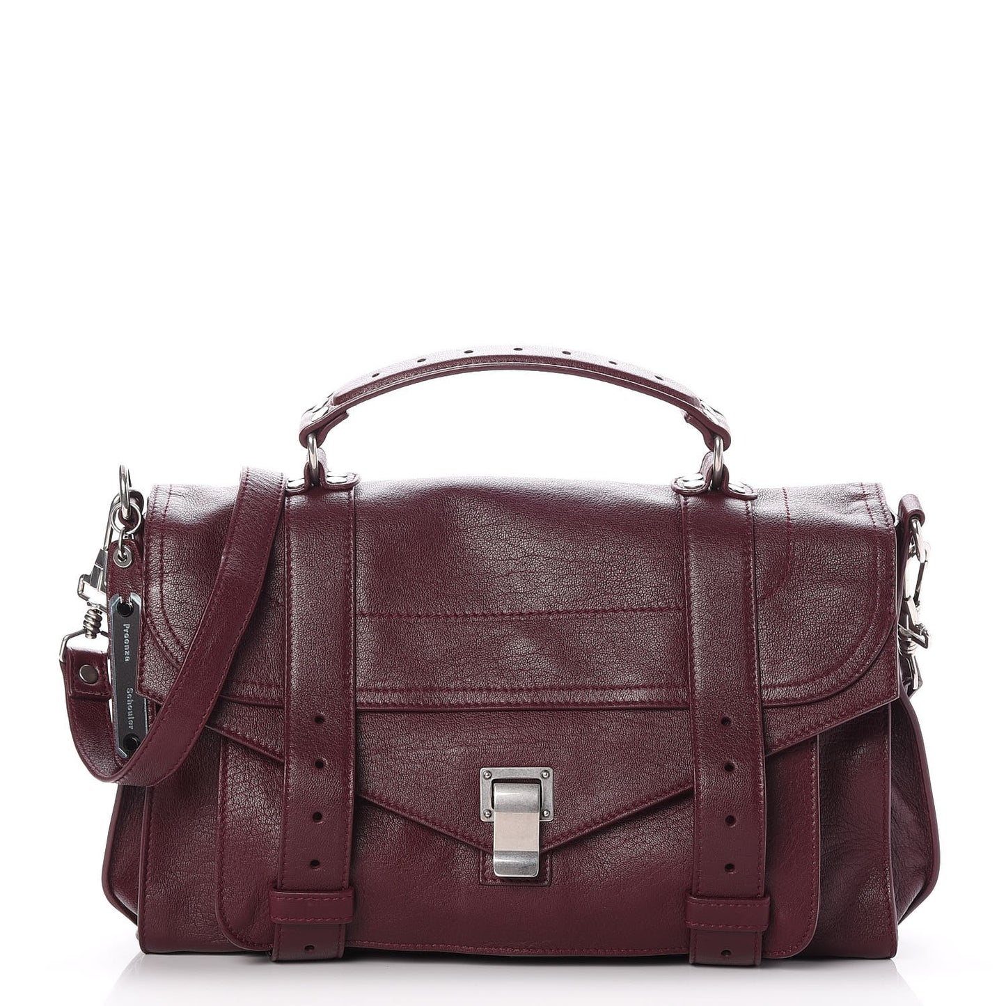 Lambskin Medium PS1 Satchel Oxblood