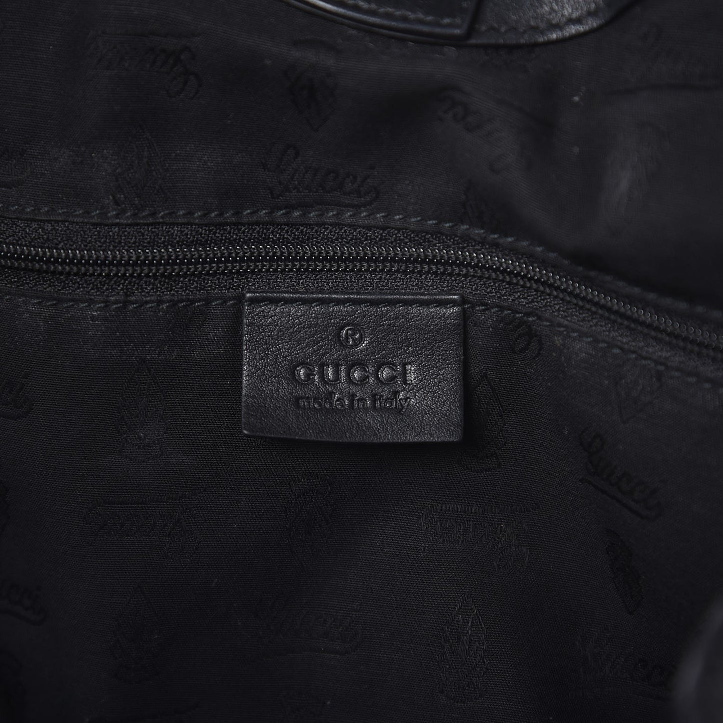 Guccissima Medium Sukey Tote Black