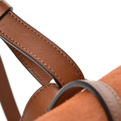 Chloe Suede Calfskin Medium Faye Backpack Tan 11 of 11