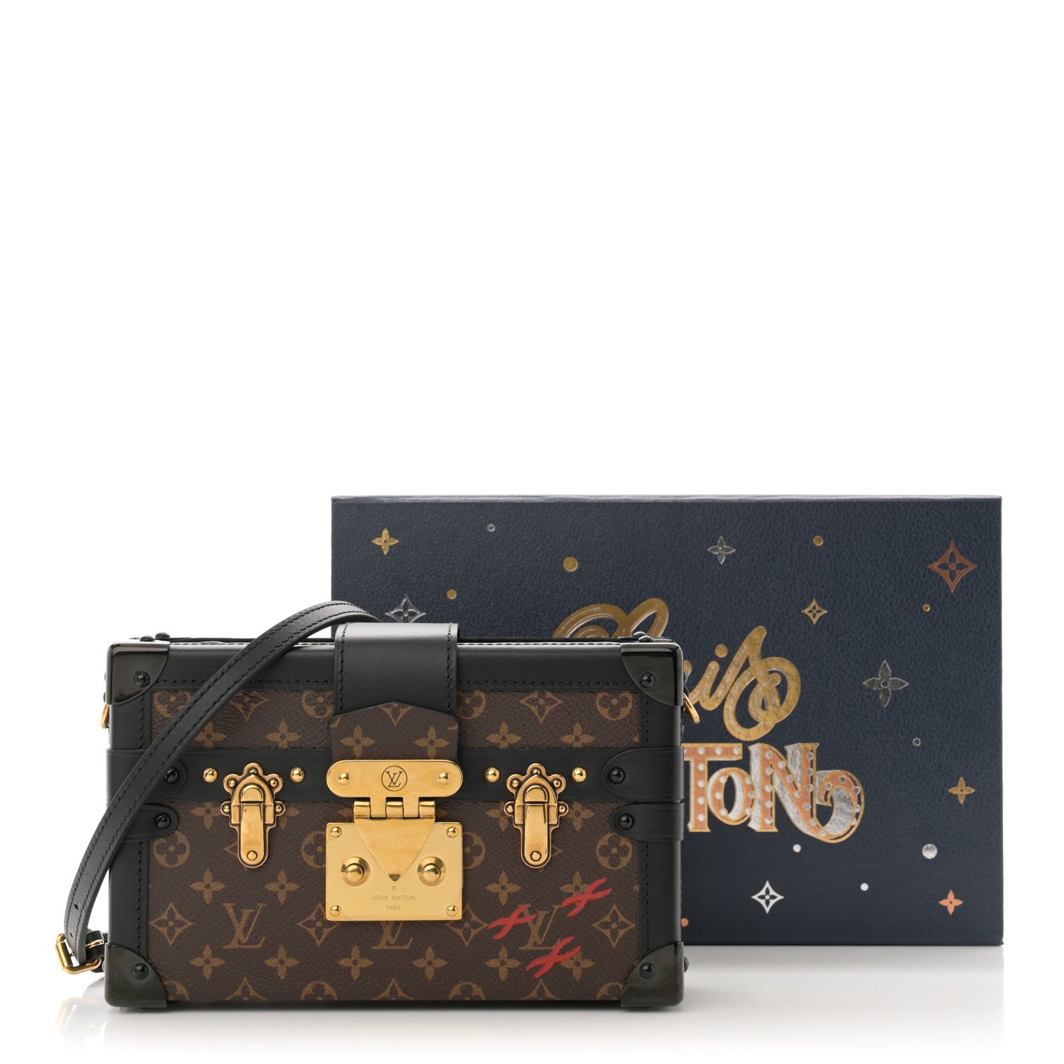 Louis Vuitton Monogram Petite Malle Black 11 of 11