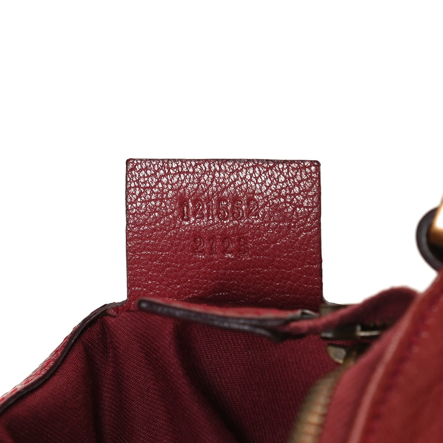 Gucci Calfskin Small Blondie Hobo Red 6 of 9