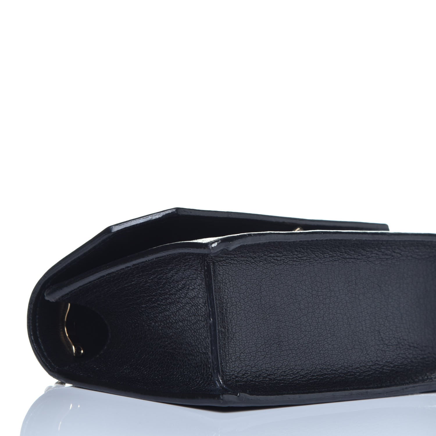 Jimmy Choo Calfskin Mini Chain Crossbody Black 7 of 8