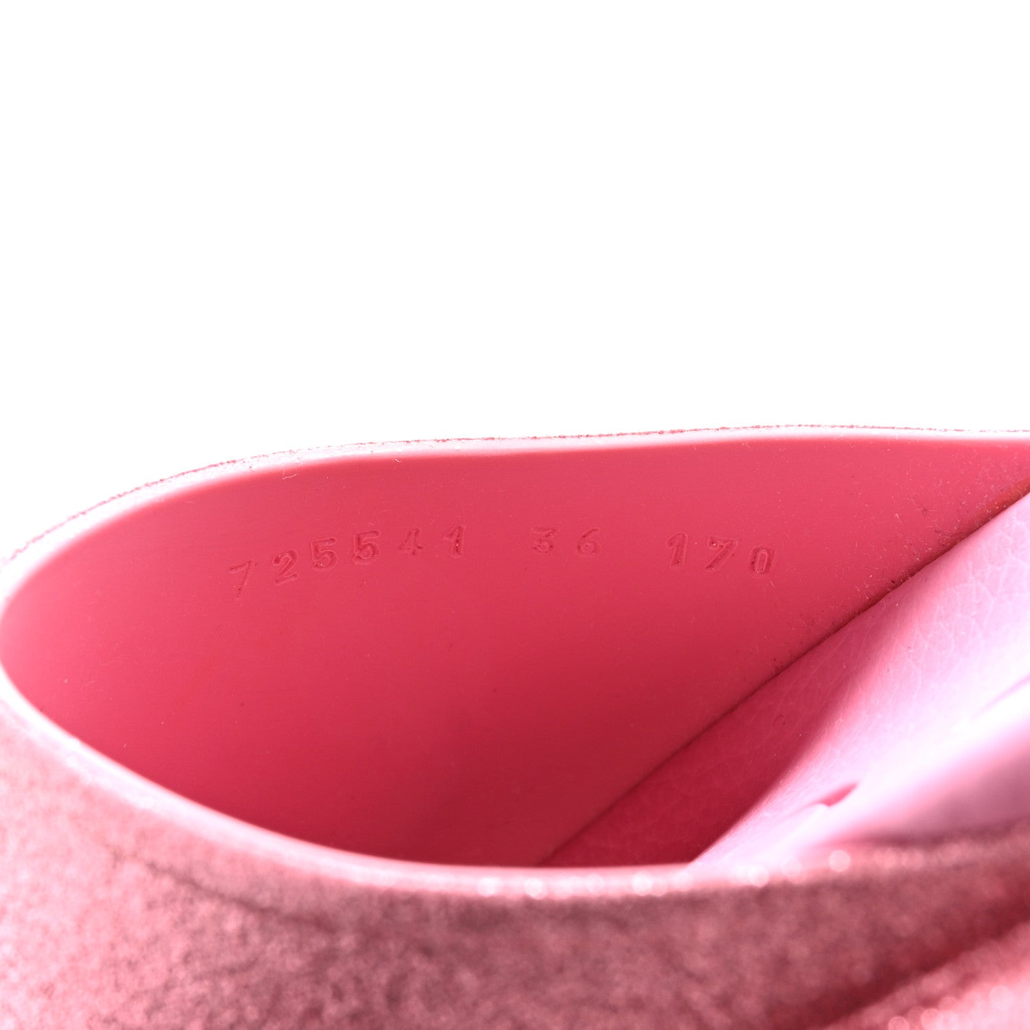 Gucci Glitter Rubber Womens Interlocking G Platform 42mm Slide Sandals 36 Rose 9 of 10