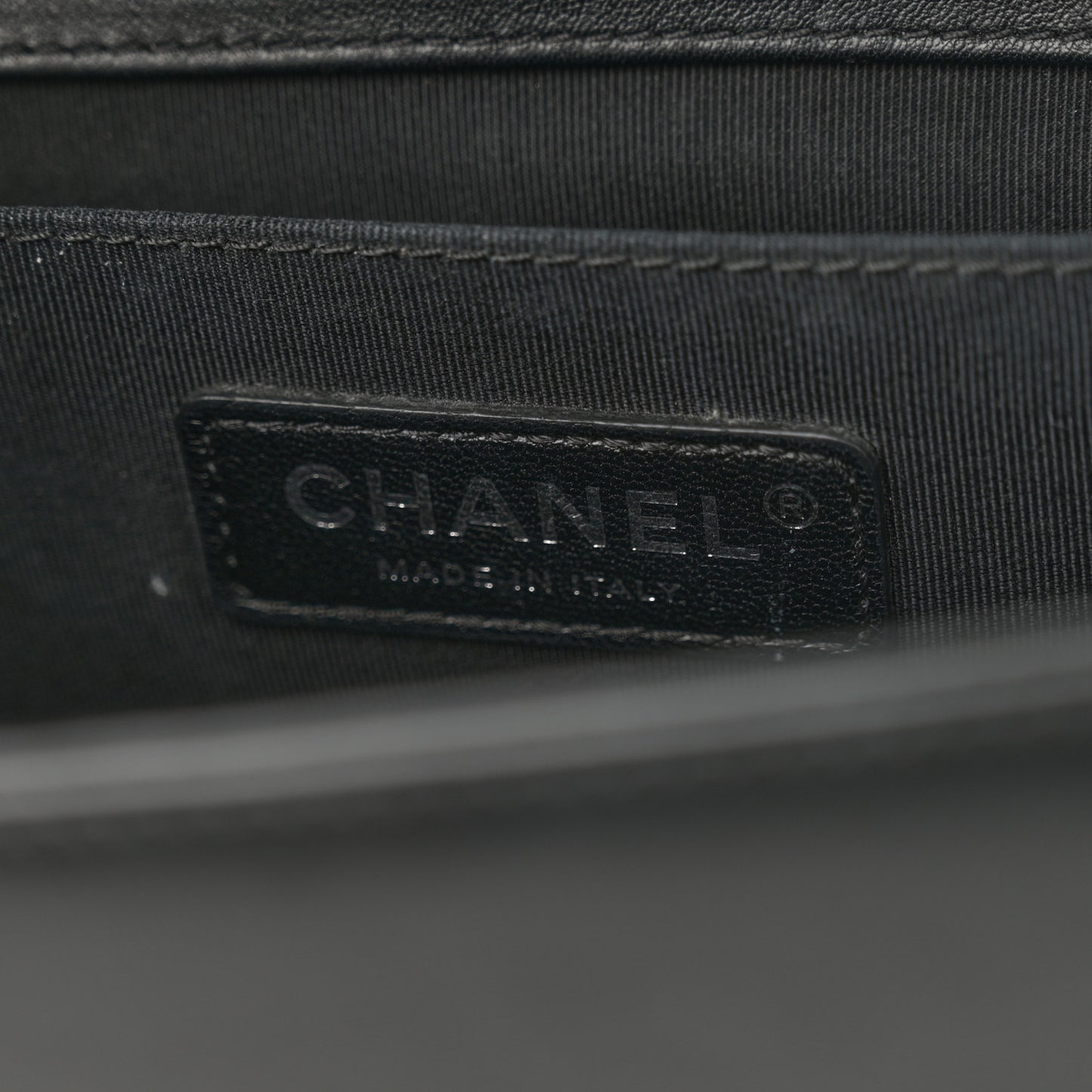 Calfskin Pleated Medium Boy In Rome Flap Black White