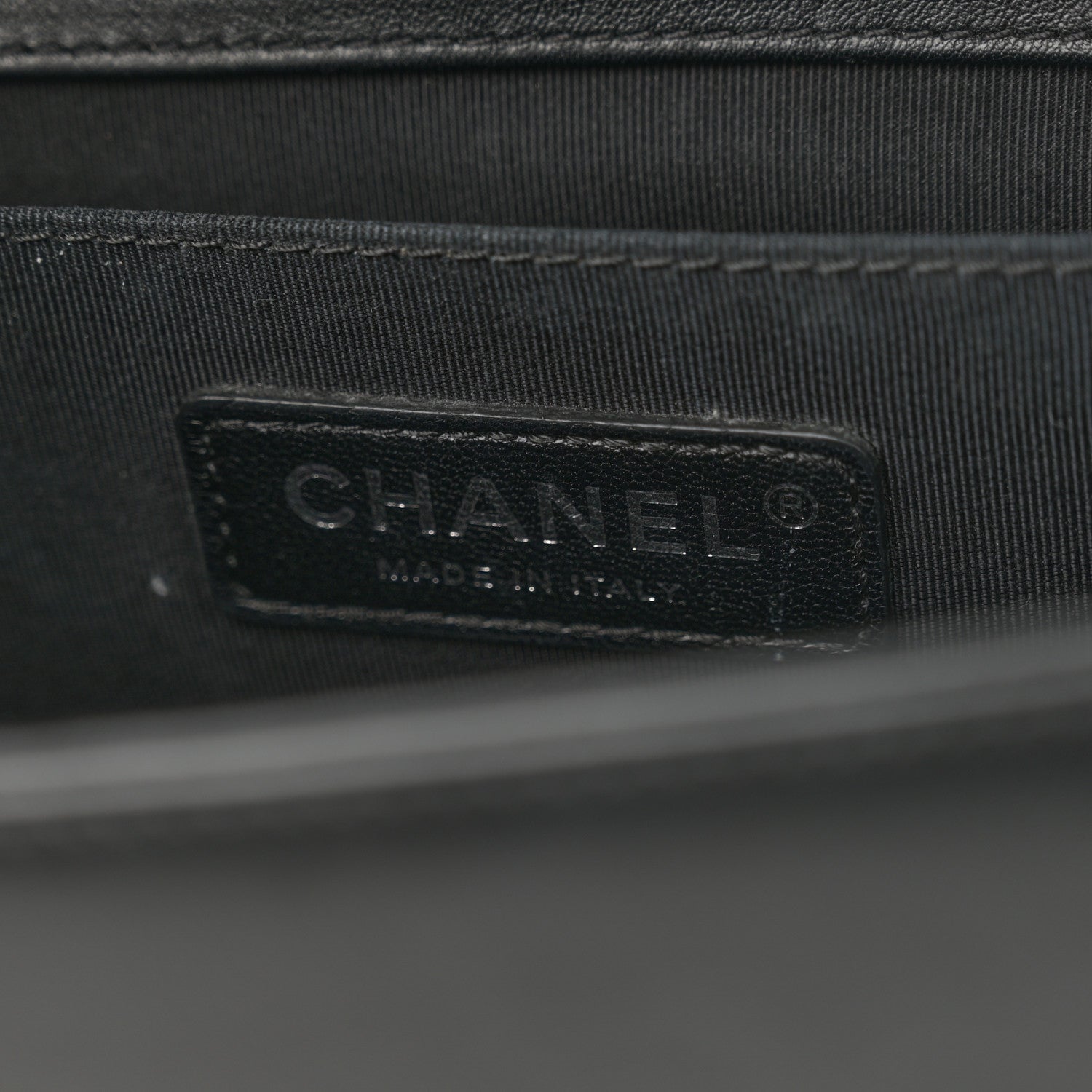 Chanel Calfskin Pleated Medium Boy In Rome Flap Black White 6 of 12