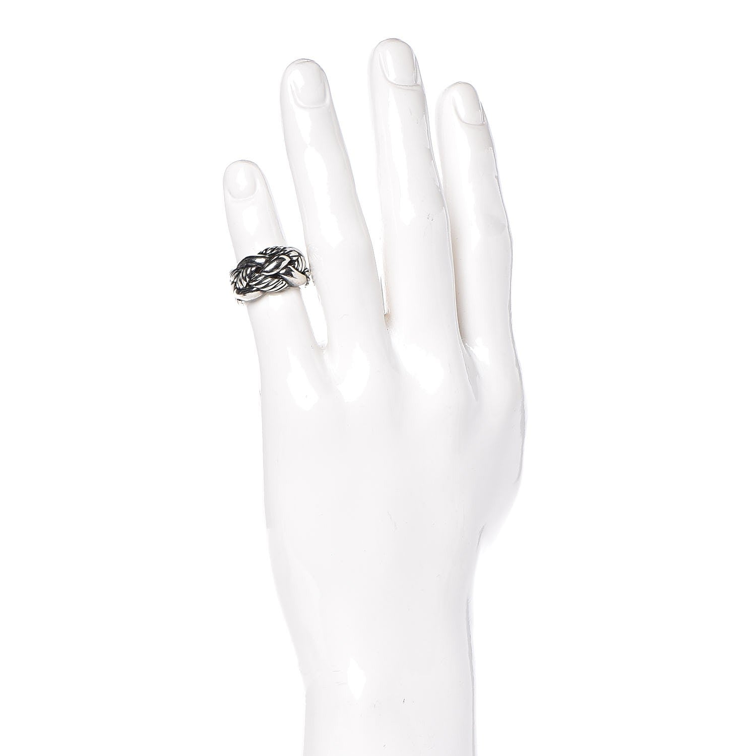 David Yurman Sterling Silver 13mm Cordelia Ring 54 7 2 of 5