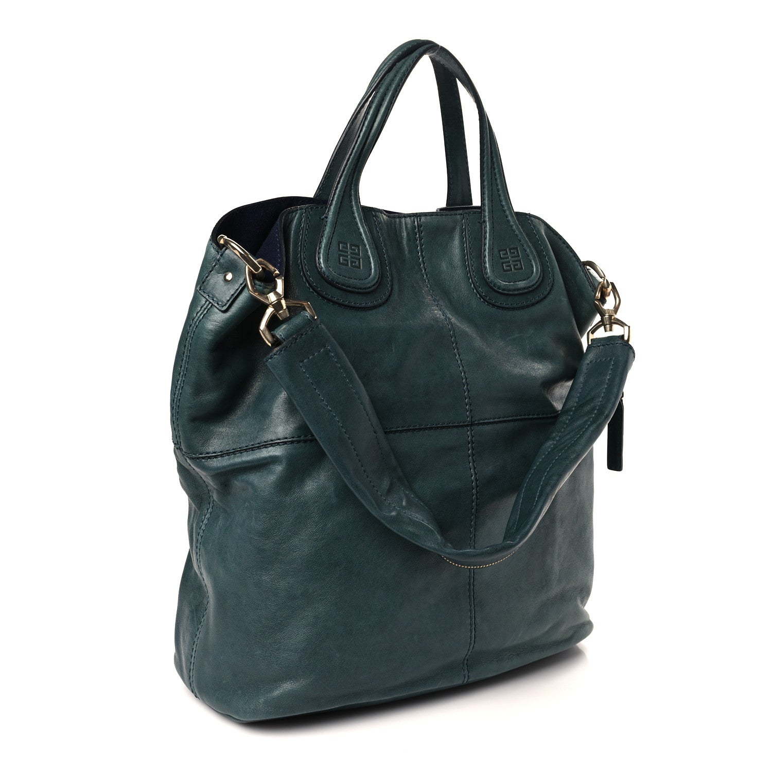 Givenchy Lambskin North South Nightingale Emerald 3 of 9