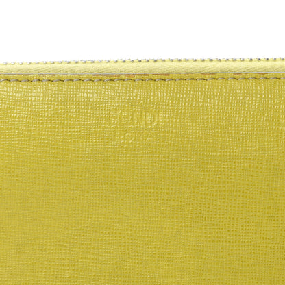 Fendi Vitello Elite Monster Eyes Inlay Bi-Color Zip Around Wallet Cedro Rosso Multicolor 12 of 13
