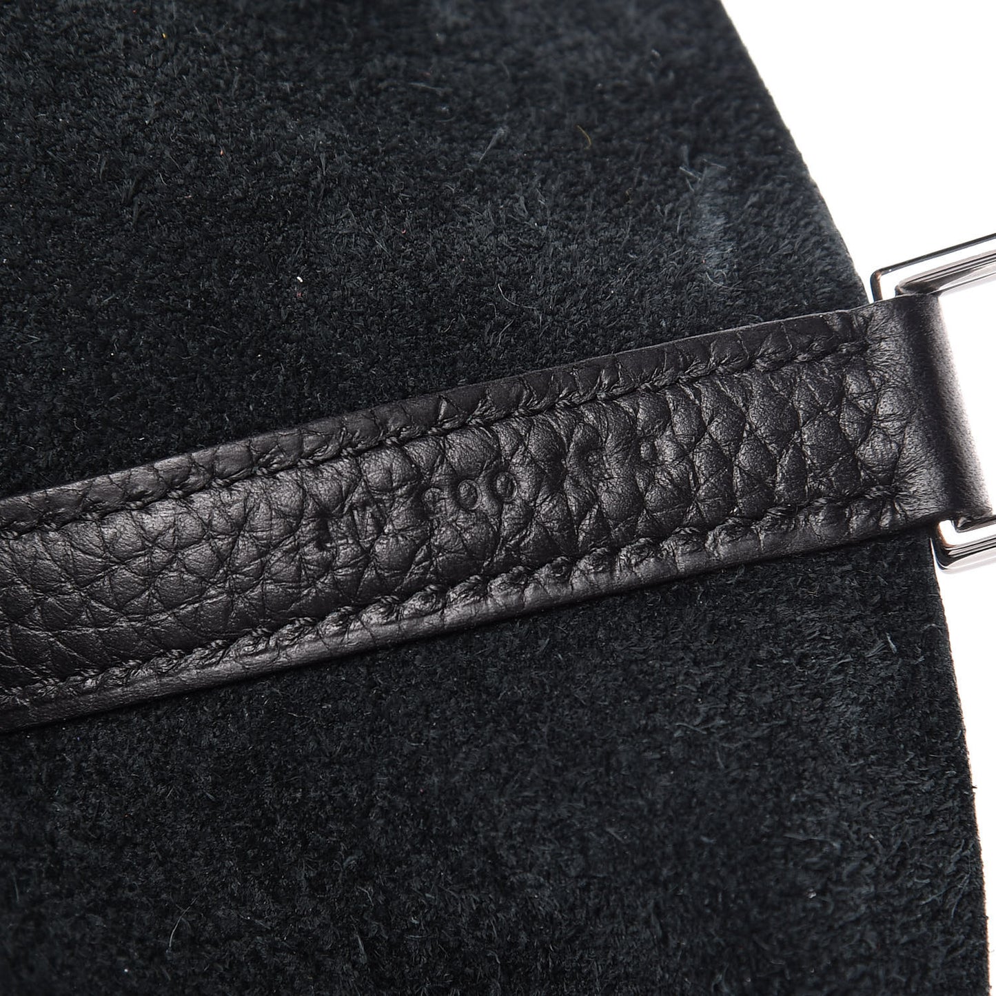Taurillon Clemence Matte Alligator Picotin Lock Touch 22 MM Black