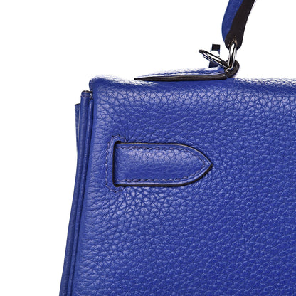 Hermes Togo Kelly Retourne 32 Bleu Electrique 21 of 37