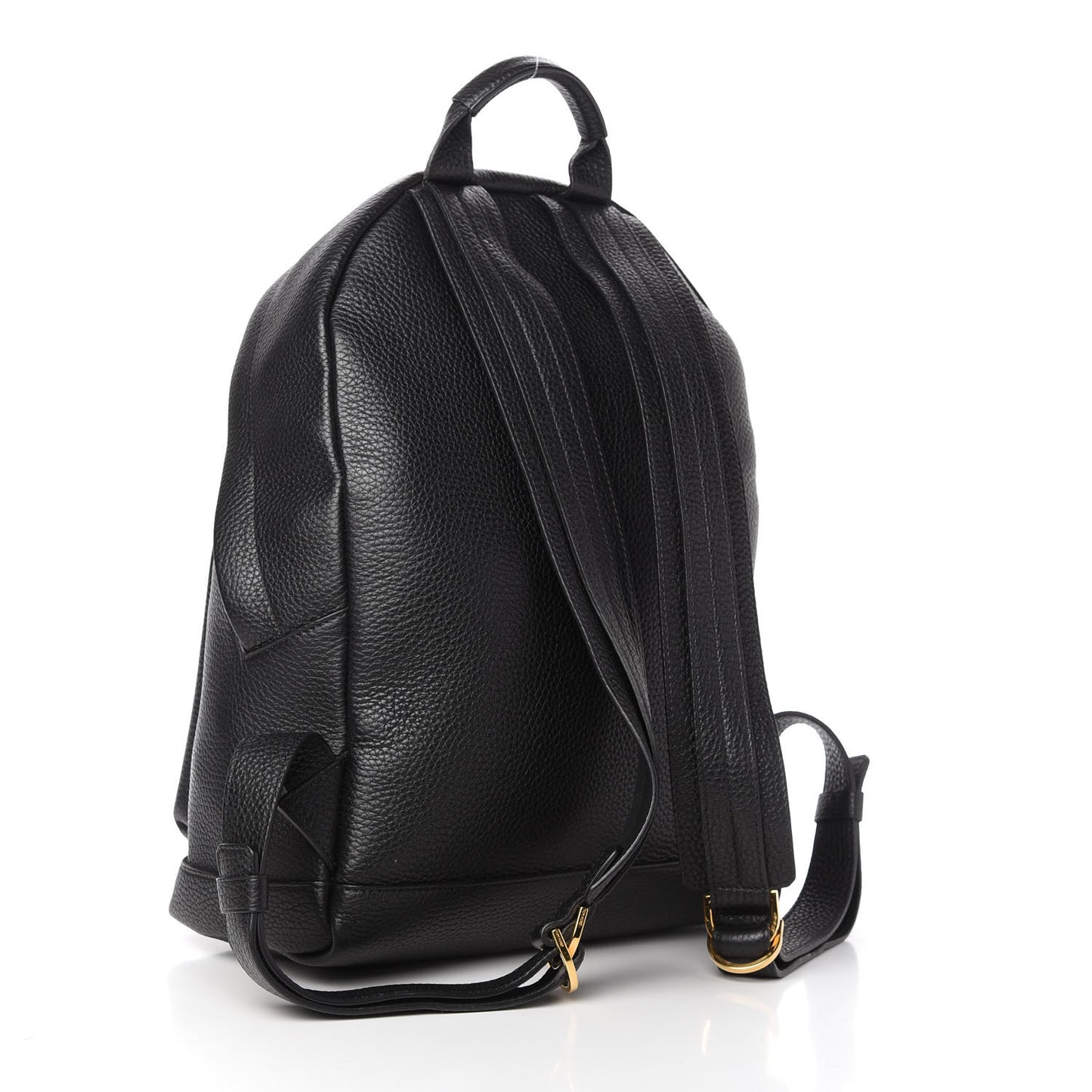 Grained Calfskin Buckley Backpack Black
