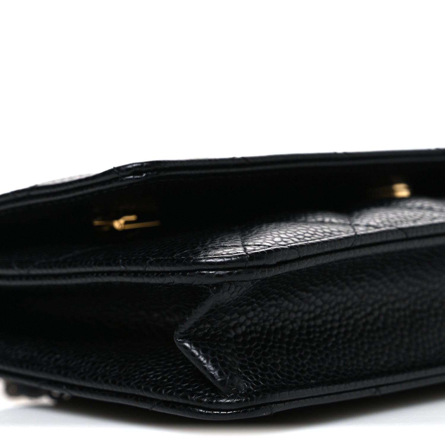 Chanel Caviar Quilted Wallet on Chain WOC Black 10 of 11