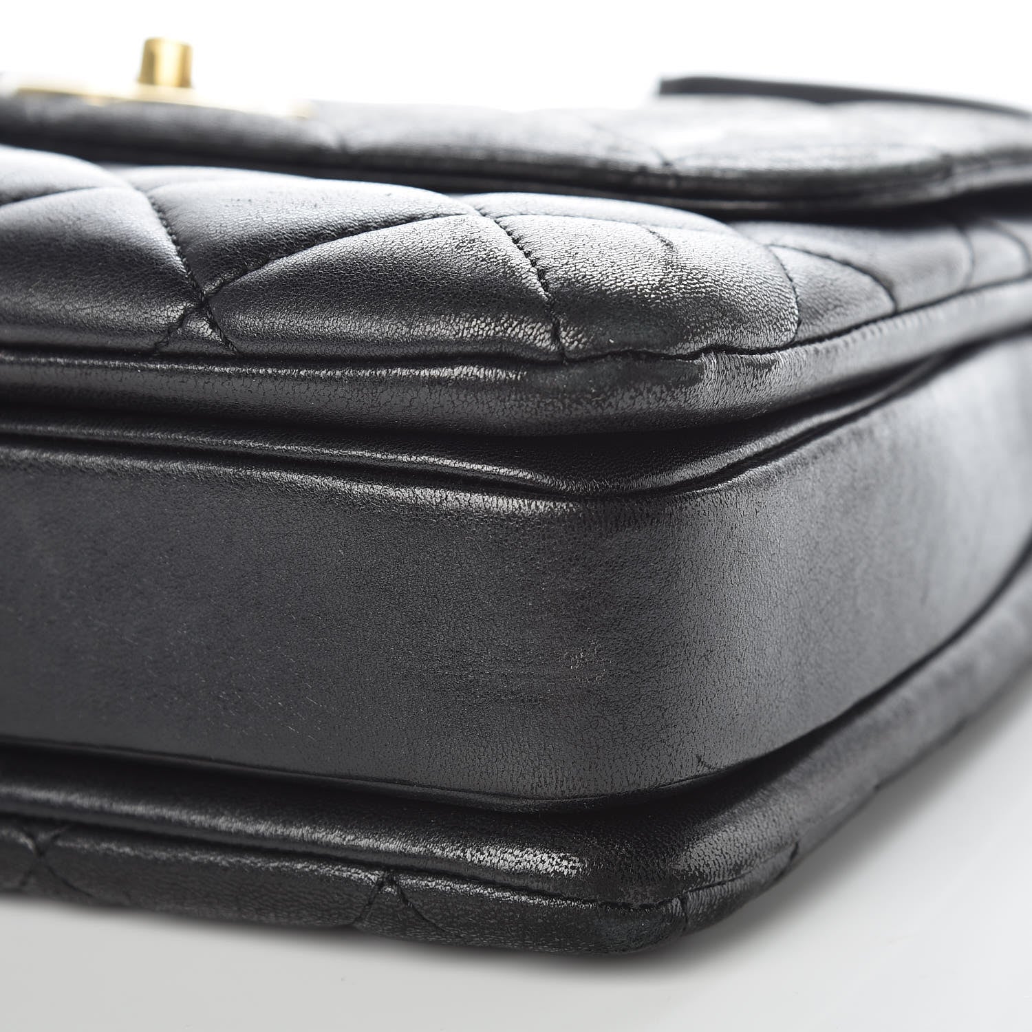 Chanel Lambskin Quilted Small Trendy CC Dual Handle Flap Bag Black 15 of 17