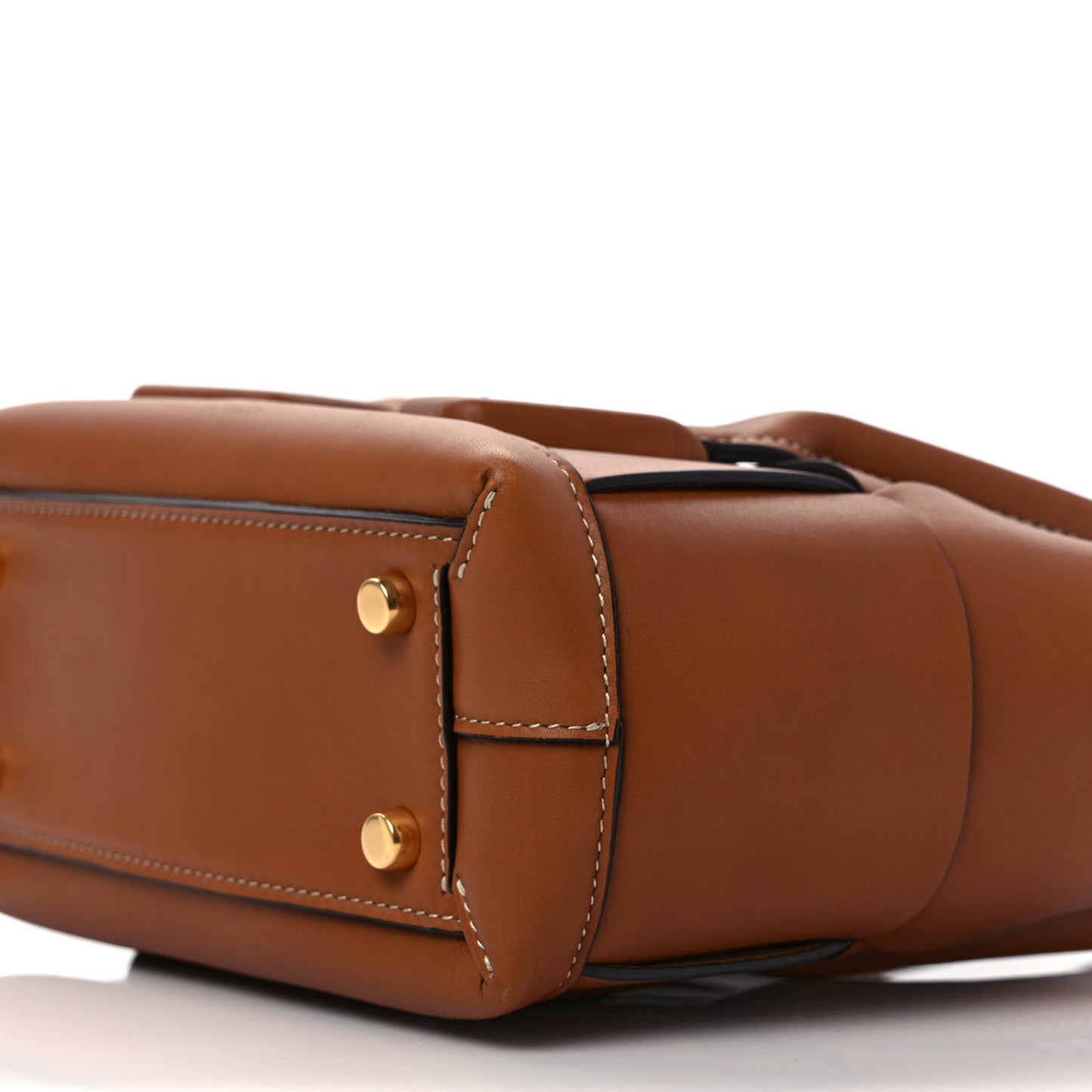 French Calfskin Maxi Intrecciato Mini Arco Wood