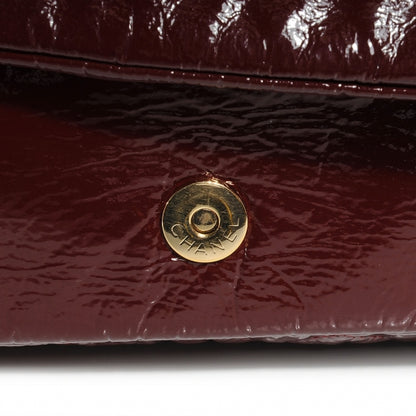 Chanel Vinyl Rock and Chain Medium Flap Bordeaux 9 of 9