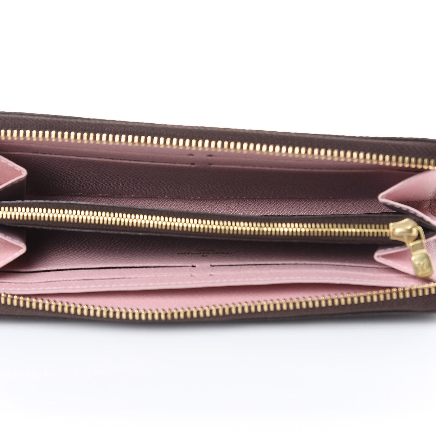 Monogram Clemence Wallet Rose Ballerine