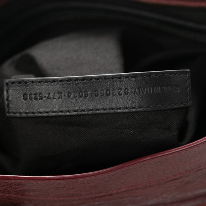 Balenciaga Agneau Lambskin  Classic Hardware Medium Le City Dark Burgundy 7 of 10