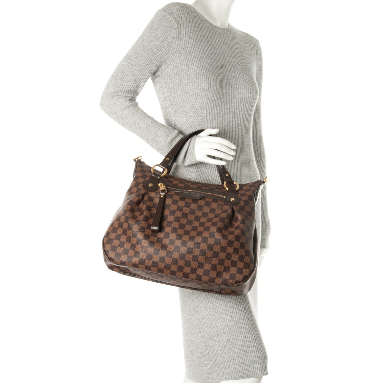 Louis Vuitton Damier Ebene Evora MM 2 of 8