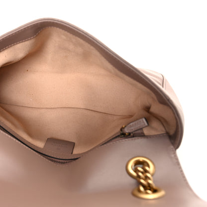 Gucci Calfskin Matelasse Small GG Marmont Shoulder Bag Porcelain Rose 5 of 10