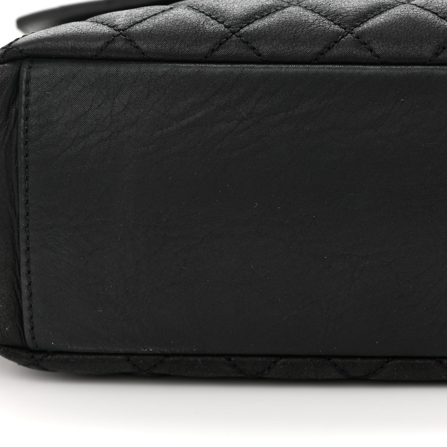 SAINT LAURENT Calfskin Mixed Matelasse Triquilt Large Monogram Envelope Satchel Deep Marine