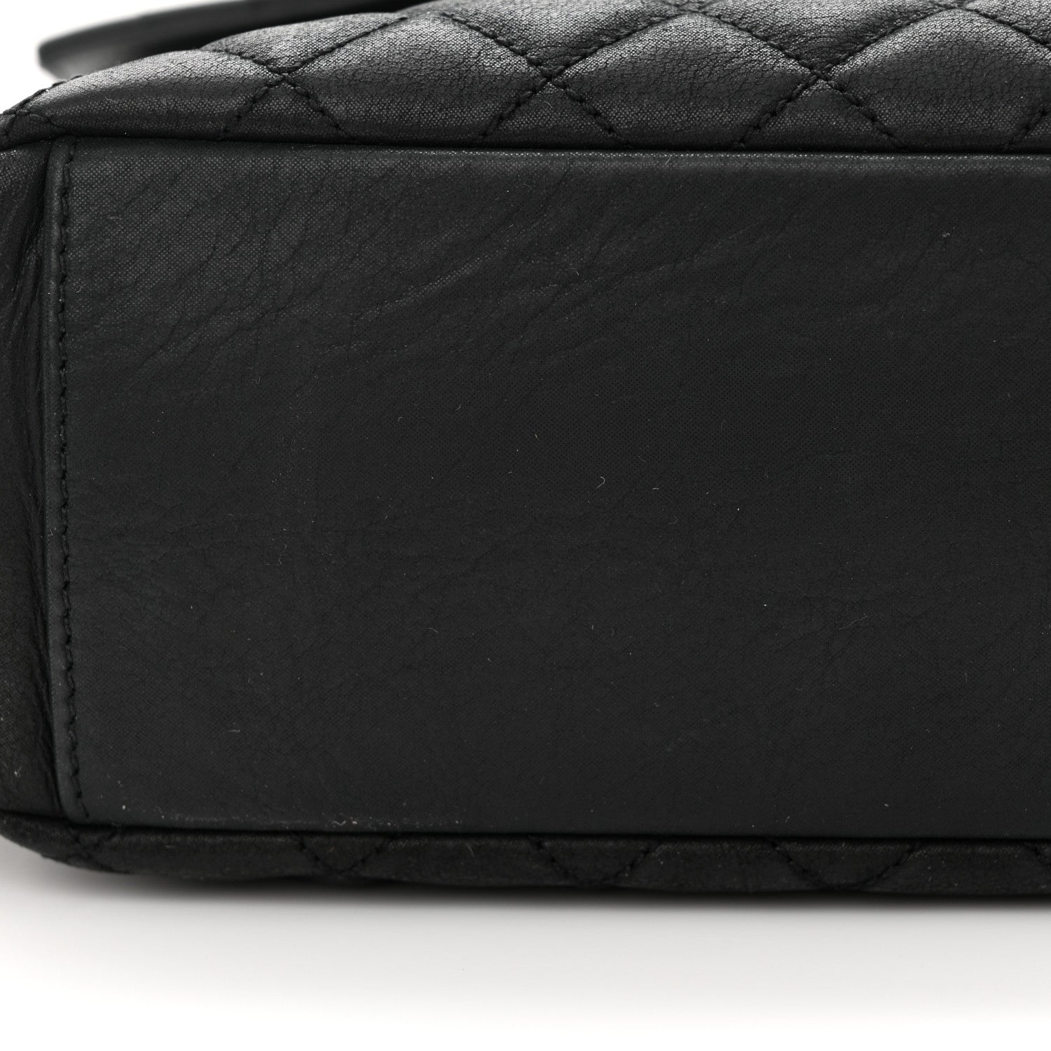 Saint Laurent SAINT LAURENT Calfskin Mixed Matelasse Triquilt Large Monogram Envelope Satchel Deep Marine 13 of 14