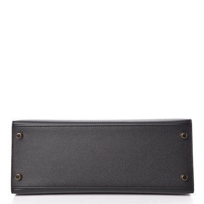 Hermes Epsom Kelly Sellier 28 Black 7 of 43