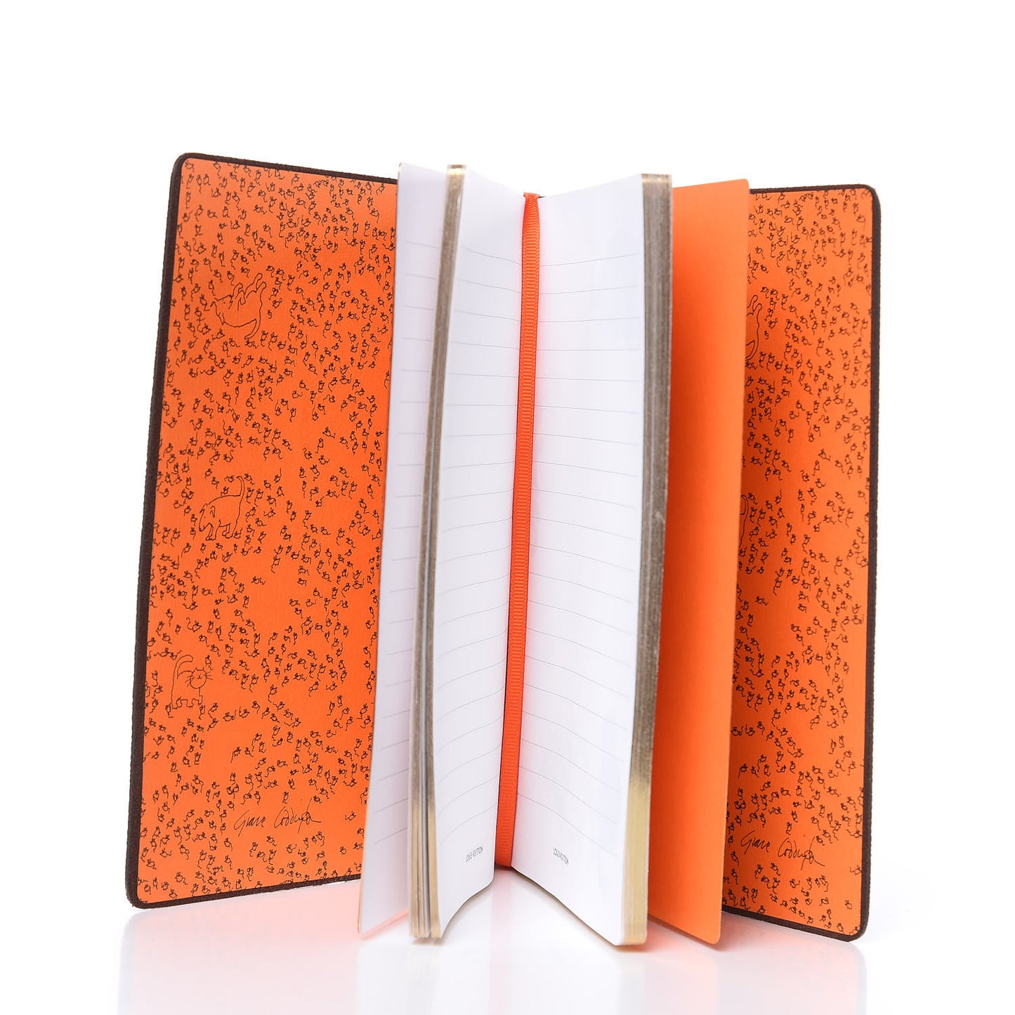 Catogram Clemence Notebook MM Marron