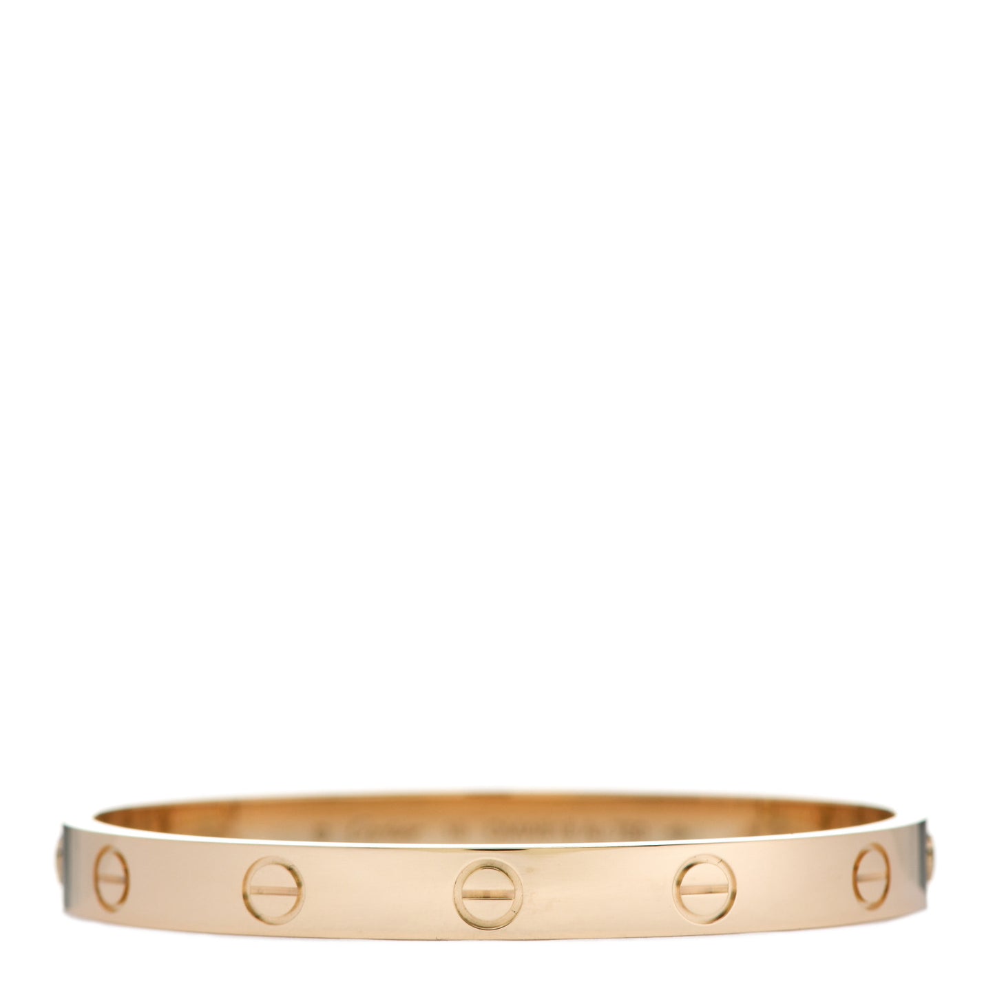 18K Yellow Gold LOVE Bracelet 16