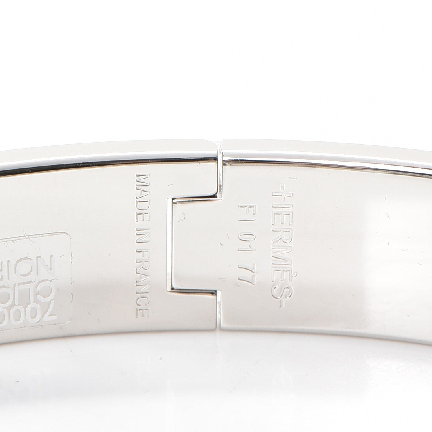 Hermes Enamel Narrow Clic Clac H Bracelet PM Black 4 of 4