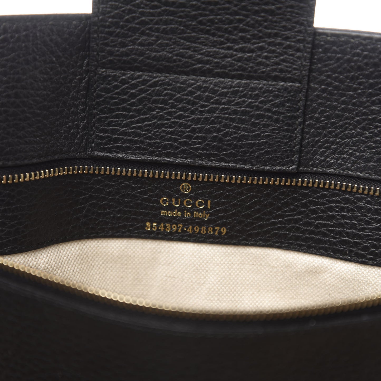 Pebbled Calfskin Medium Swing Tote Black