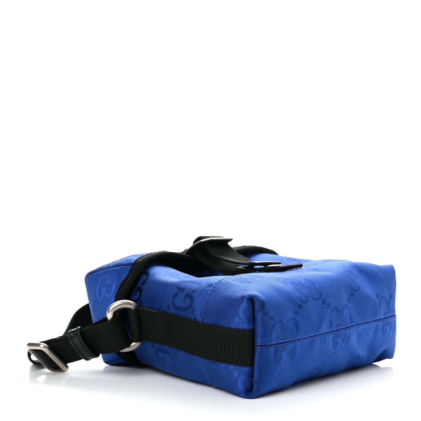 Econyl Nylon Monogram Off The Grid Messenger Bag Orient Blue Black