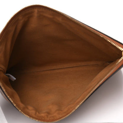 MCM Visetos Liz Shopper Tote Pouch Cognac 4 of 6