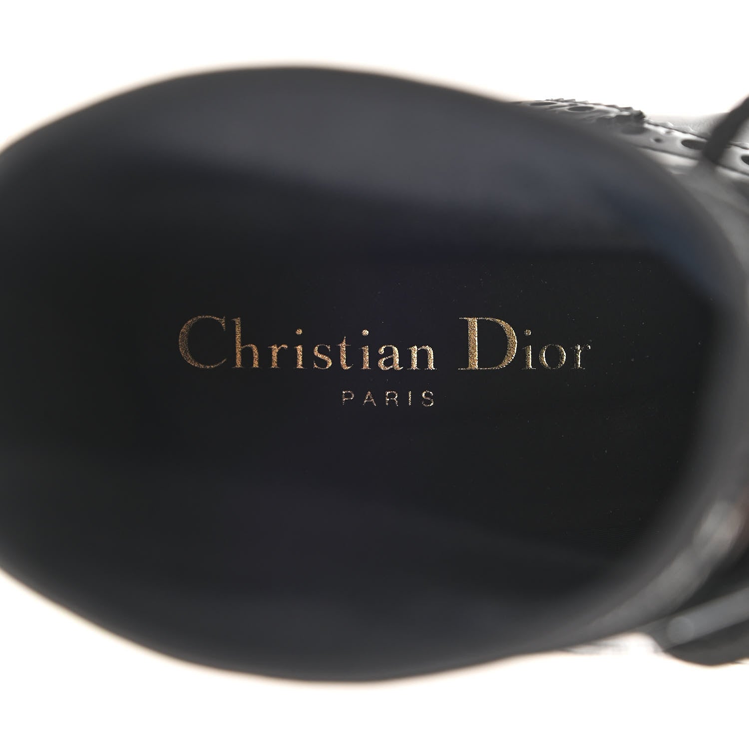 Christian Dior Calfskin Tartan D-Order Low Boot 39 Black White 7 of 8