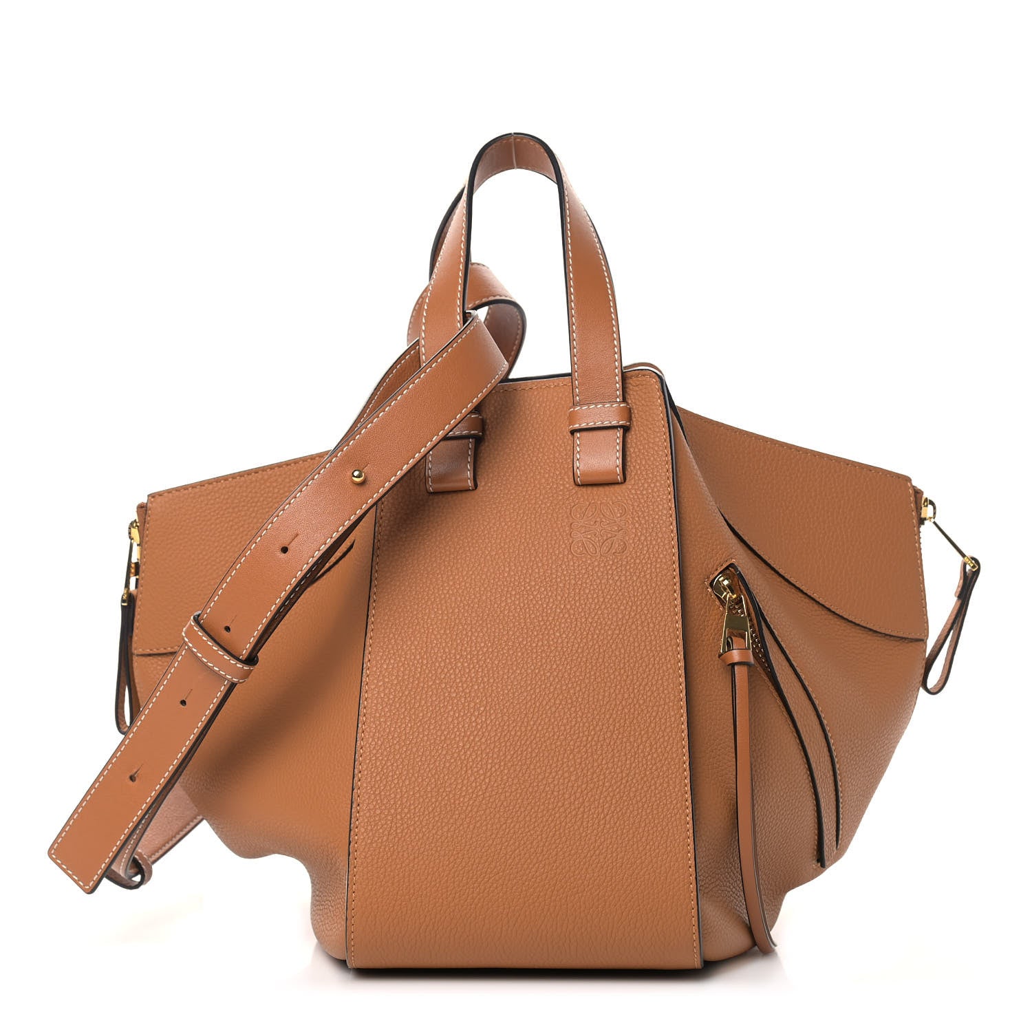 Loewe Calfskin Small Hammock Shoulder Bag Tan 1 of 9