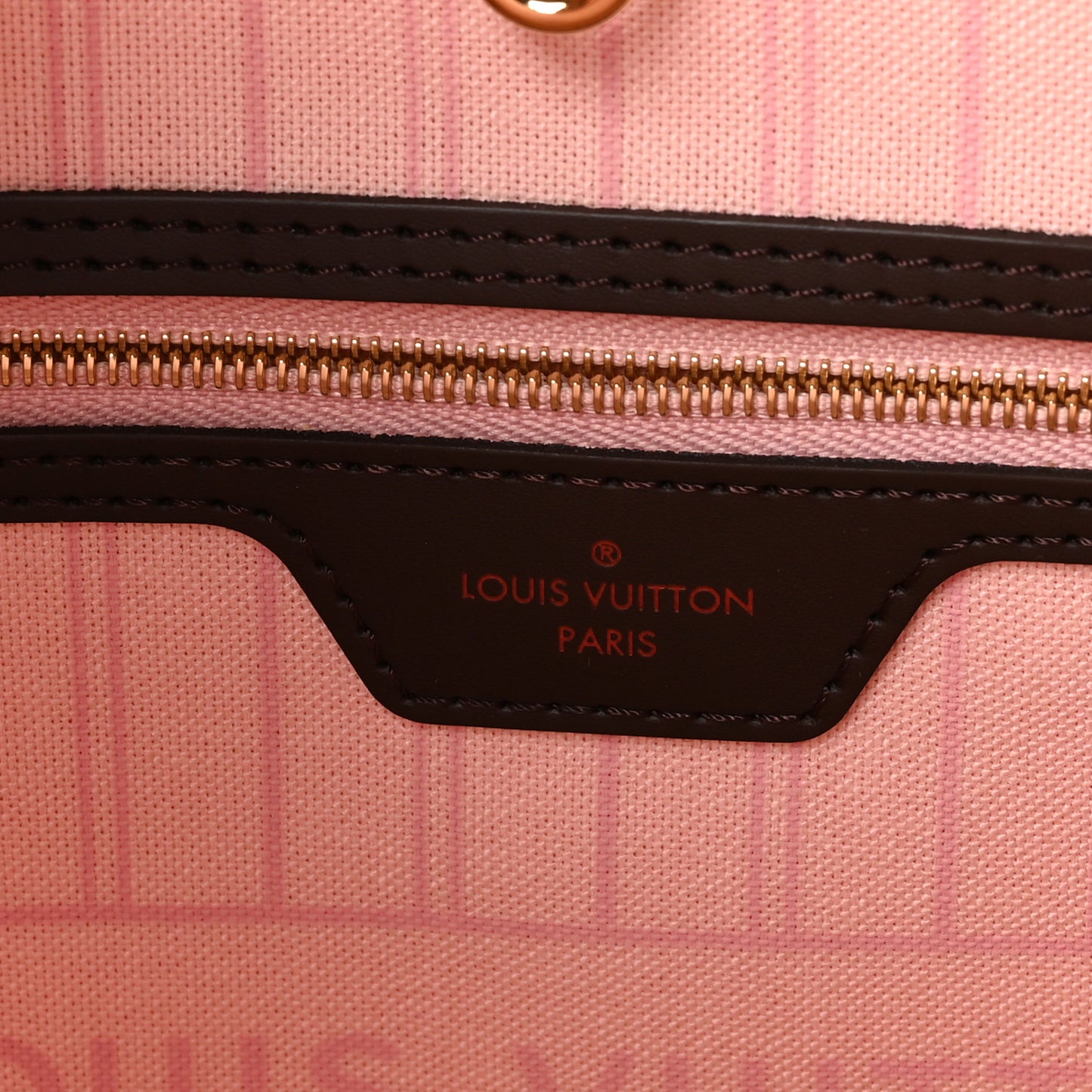 Damier Ebene Neo Neverfull MM Rose Ballerine