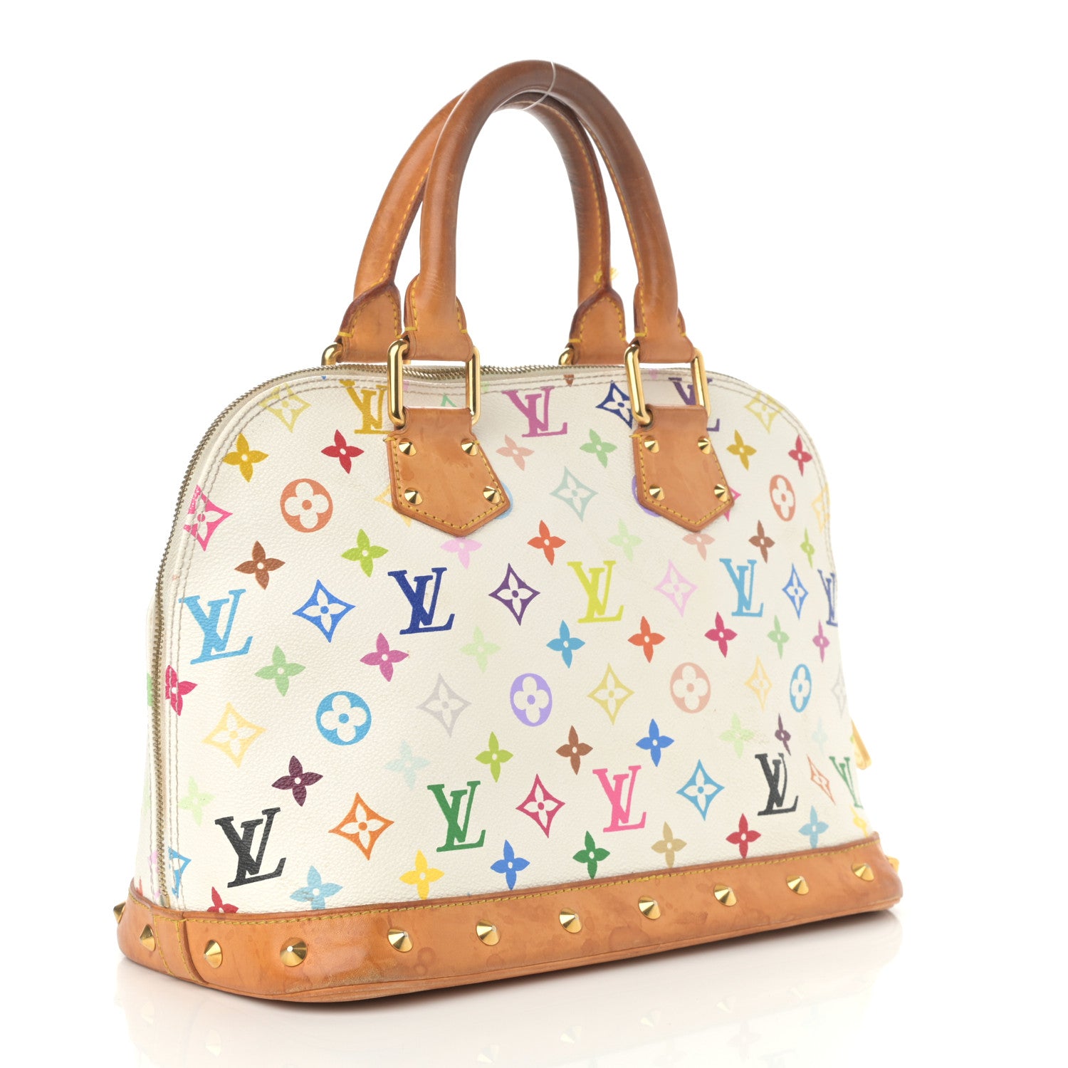 Louis Vuitton Monogram Multicolor Alma White 3 of 16