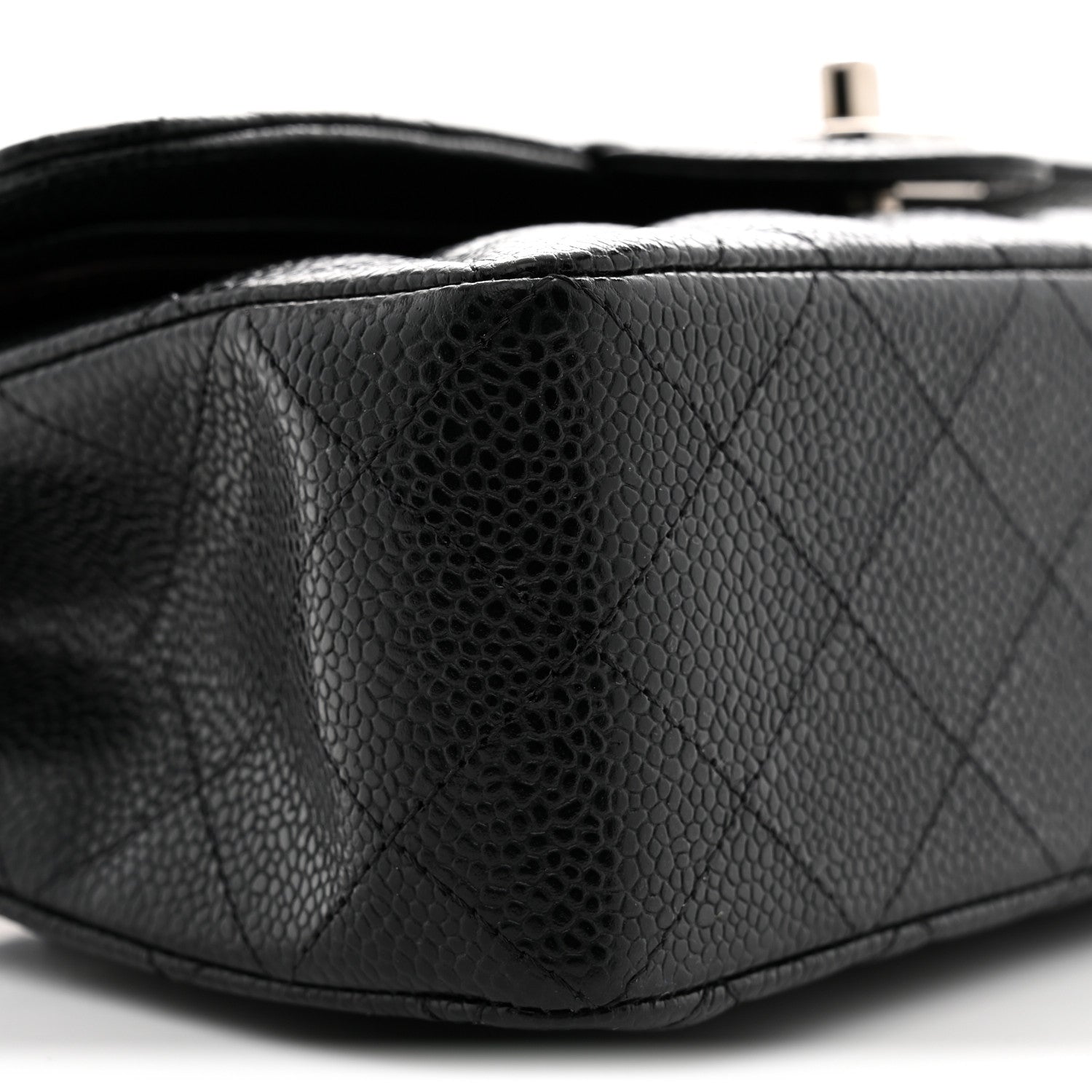 Chanel Caviar Quilted Small Double Flap Black 9 of 10