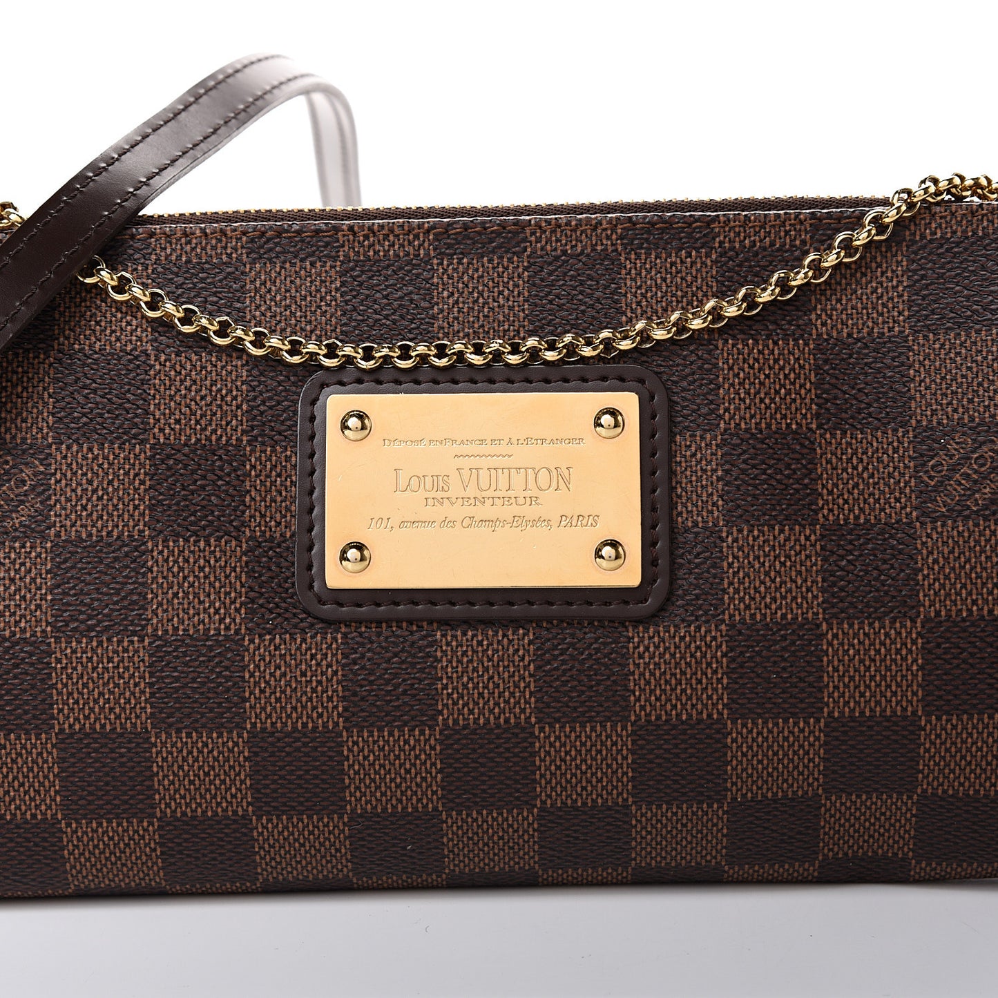 Damier Ebene Eva Clutch