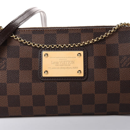 Louis Vuitton Damier Ebene Eva Clutch 6 of 9