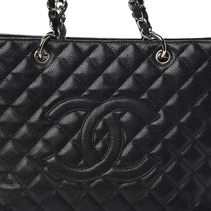 Chanel Caviar Quilted Grand Shopping Tote GST Black 9 of 9
