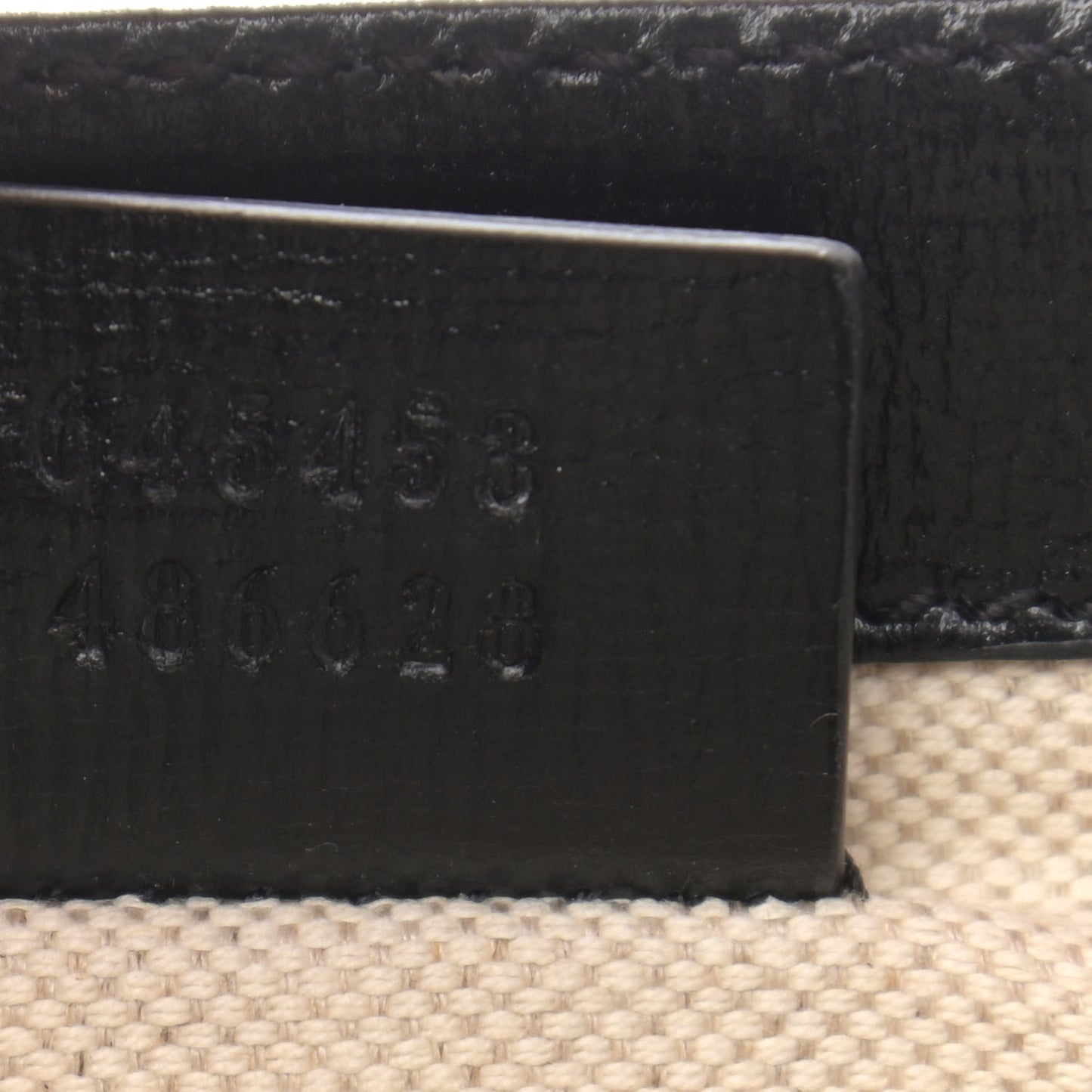 Textured Calfskin Mini Horsebit 1955 Foldover Top Handle Bag Black