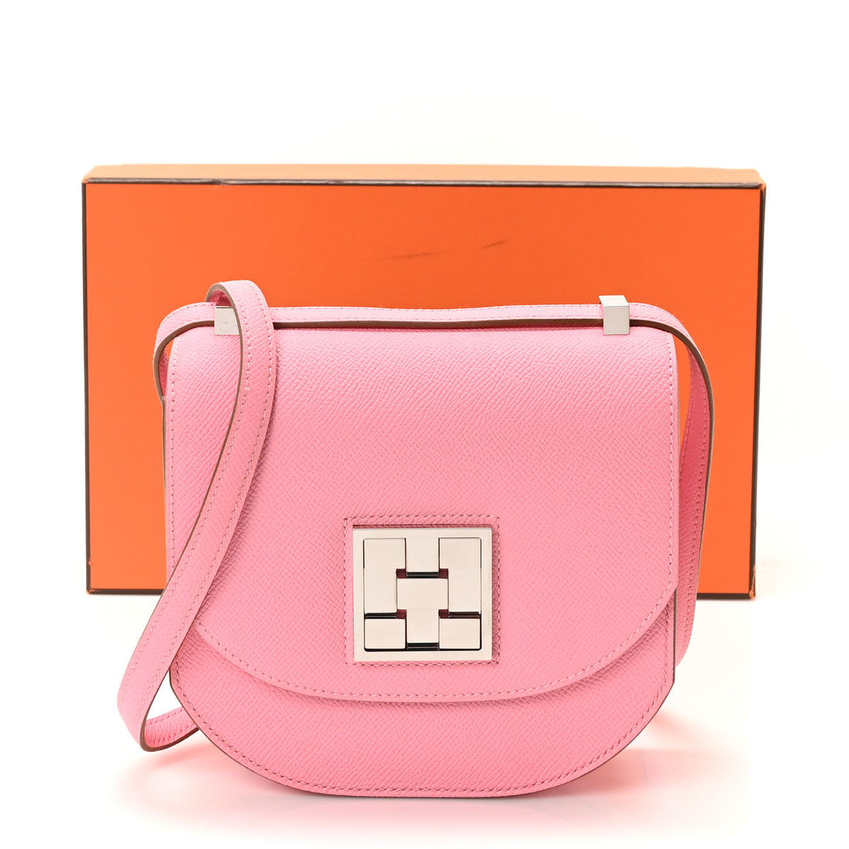 Hermes Epsom Mosaique Au 24-17 Rose Confetti 11 of 11