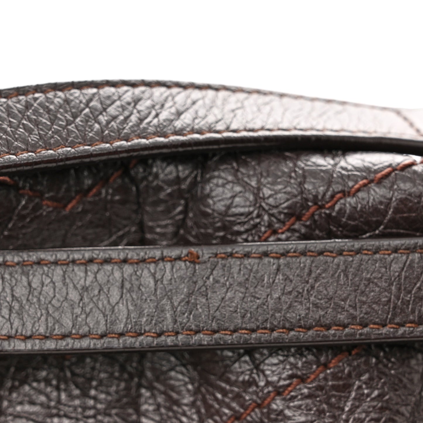 Crinkled Calfskin Matelasse Monogram Large Niki Chain Satchel Tulip
