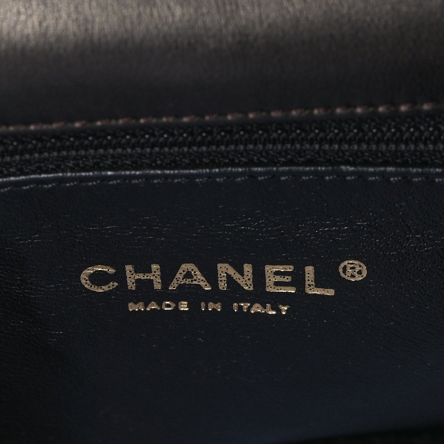Chanel Iridescent Calfskin Quilted Crystal Mini Rectangular Flap Black Gold 6 of 8