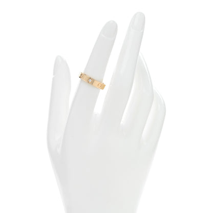 Cartier 18K Yellow Gold Diamond 4mm LOVE Wedding Band Ring 53 6.25 2 of 5