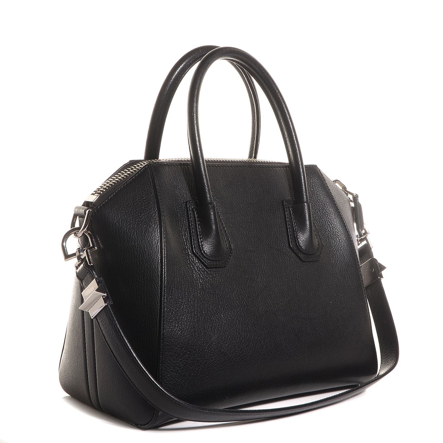 Sugar Goatskin Small Antigona Black