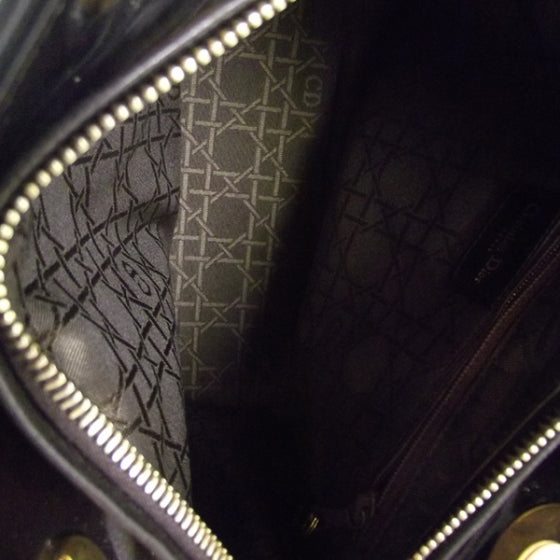 Pony Hair Leopard Print Medium Lady Dior